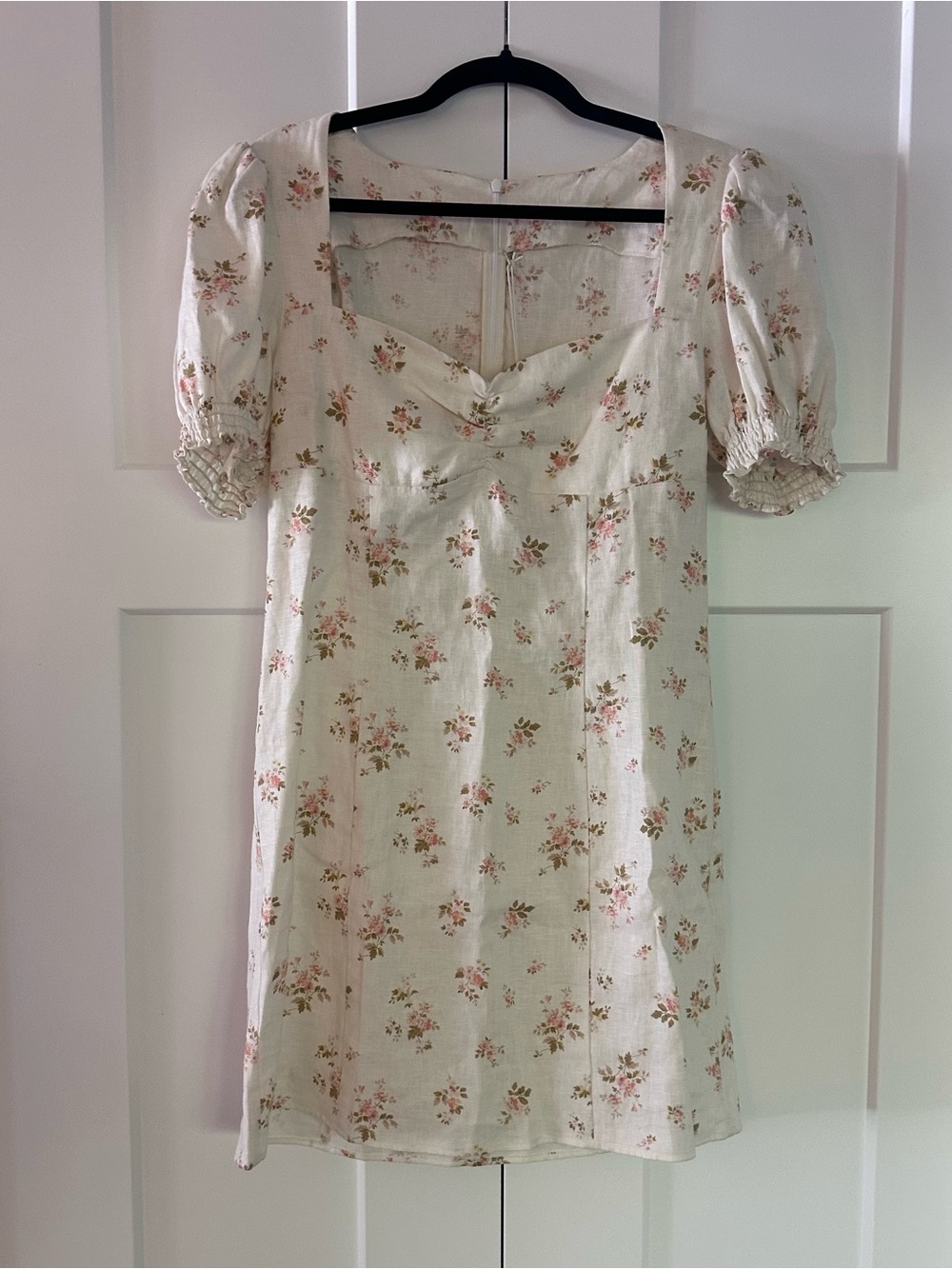 NWT Reformation 100% Linen Mini Dress - Picture 2 of 9
